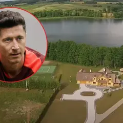 Robert Lewandowski i jego imponujący majątek: luksusowa posiadłość nad jeziorem z kortem tenisowym.