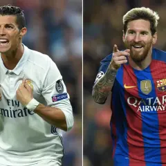 Ronaldo i Messi, dwaj giganci futbolu, w starciu o to, kto jest lepszy.