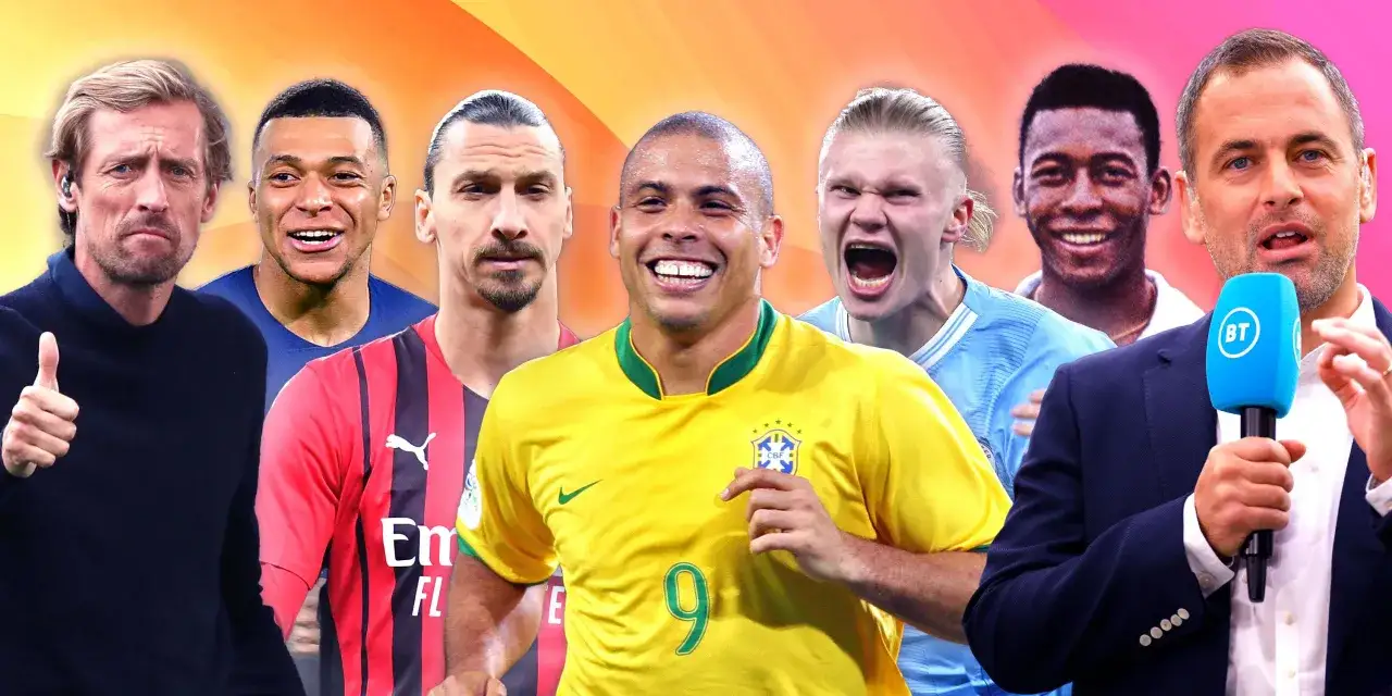 Kylian Mbappé, Zlatan Ibrahimović, Ronaldo Nazário, Erling Haaland, Pelé i Joe Cole – ikony, które zapisały się w historii jako najlepsi strzelcy w historii piłki nożnej.