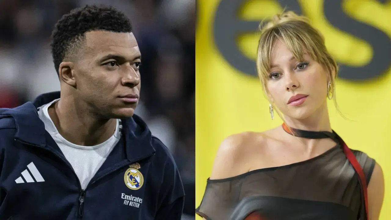 Kylian Mbappé w stroju Realu Madryt obok influencerki, która może być jego dziewczyną.